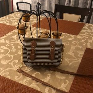 Cute mini striped purse